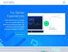 Tablet Screenshot of decibelinsight.com